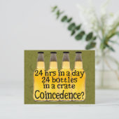 ビール24ボトル ポストカード (スタンド正面)