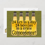 ビール24ボトル ポストカード (正面/裏面)