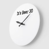 ビール30だ ラージ壁時計 (傾斜)