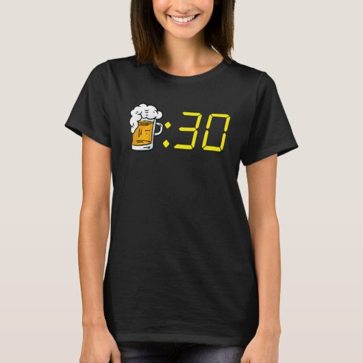 ビール30ビール飲み時間メンズビール30 Tシャツ (正面)