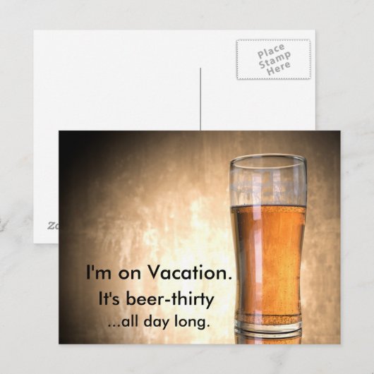 ビール30 ポストカード (正面/裏面)