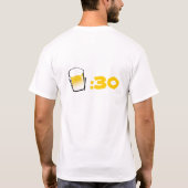 ビール30 Tシャツ (裏面)