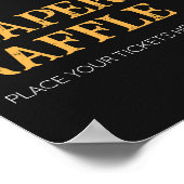 ビール&おむつベビーシャワーおむつラッフル ポスター (角)