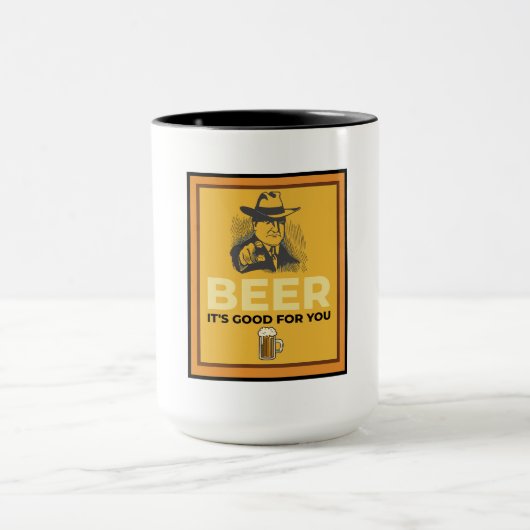 ビール。お前のためだ。 マグカップ (中央)