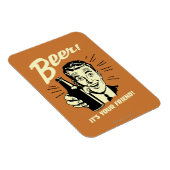 ビール：お友達よ マグネット (右側)