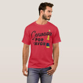 ビール、お願いします Tシャツ (正面フル)