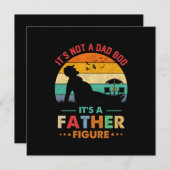 ビール それはお父さんの腹ではない 父の姿のビール 招待状 (正面/裏面)