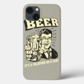 ビール: それは休暇できますです Case-Mate iPhoneケース (裏面)