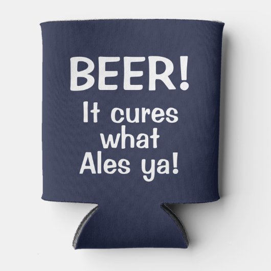 ビール!それは何を愛している!ビールおもしろいクーラーボックス 缶クーラー (正面)