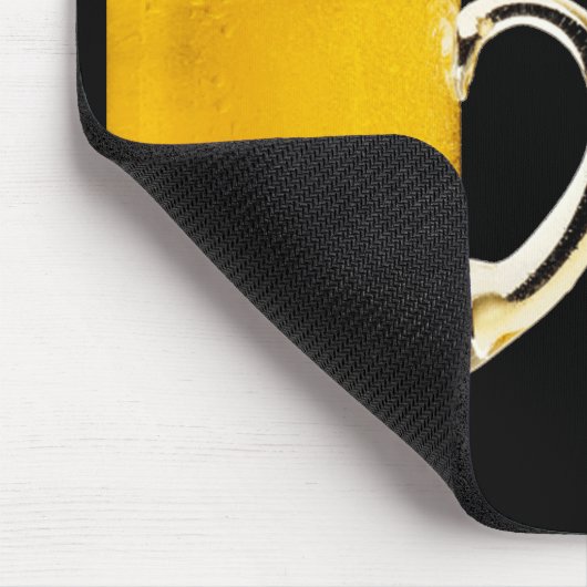 ビール、それは朝食のためちょうどもうではないです! マウスパッド (コーナー)