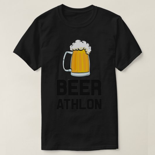 ビール アスロン Tシャツ (デザイン正面)