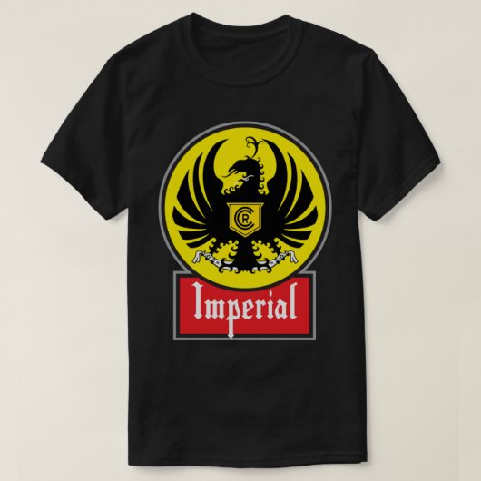 ビール – インペリアル Tシャツ (デザイン正面)