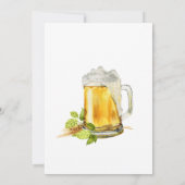 ビール ウィロー グリーンとゴールド セーブザデート (裏面)