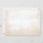 ビール ウィングス フットボール ラスティック ゲームデイ パーティー 招待状 (裏面)