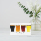 ビール&エール・ディスプレイ、パブ/ブルワリー 名刺 (スタンド正面)