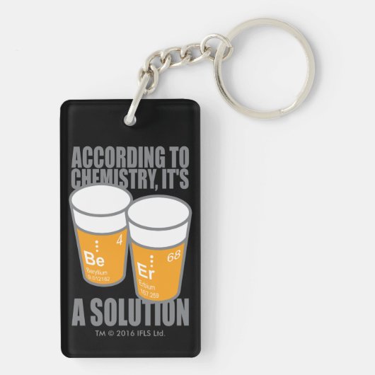 ビール キーホルダー (裏面)