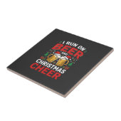 ビール クリスマスの歓喜 休日の飲酒 タイル (側面)