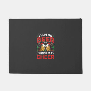 ビール クリスマス チア ホリデー ドリンク ドアマット