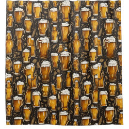 ビール シャワーカーテン