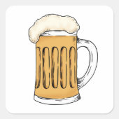 ビール スクエアシール (正面)