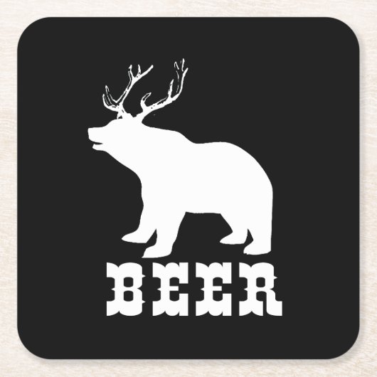 ビール スクエアペーパーコースター (正面)