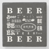ビール ストーンコースター (正面)