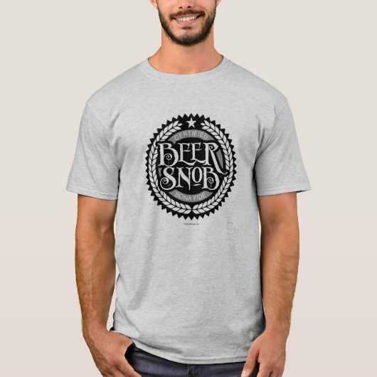 ビール・スノブTシャツ Tシャツ (正面)