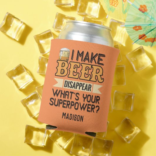 ビール・スーパーパワー 名前変更可能 缶クーラー (インサイチュ 夏)