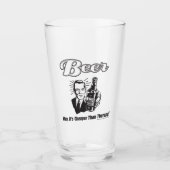 ビール：セラピーより安い タンブラーグラス (正面)