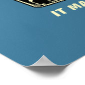 ビール：ダブルが見える ポスター (角)