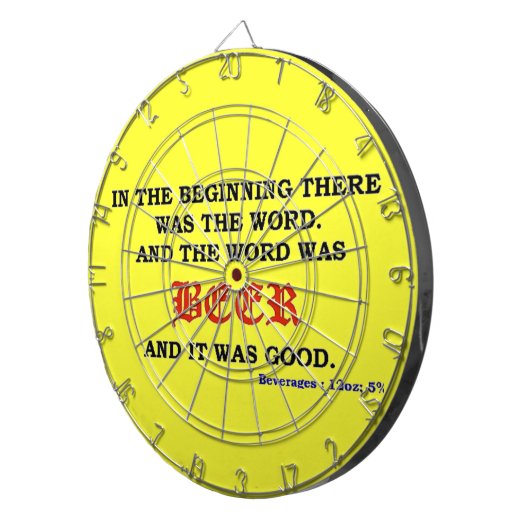 ビール ダーツボード (正面右)