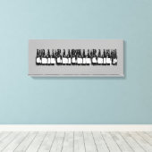 ビール・デコ キャンバスプリント (インサイチュ (ウッドフロア))