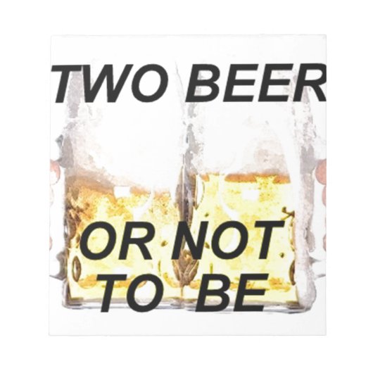 ビール ノートパッド (正面)