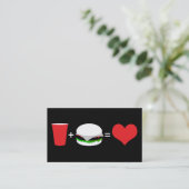 ビール+ハンバーガー=愛 名刺 (スタンド正面)