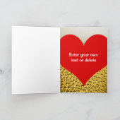 「ビール」バレンタインのビアグラス シーズンカード (内部)