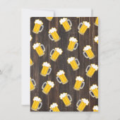 ビール&バーベキューリタイアメントパーティの招待状 招待状 (裏面)