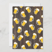 ビール&バーベキューリタイアメントパーティの招待状 招待状 (裏面)