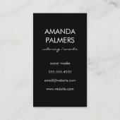 ビール |ビアガーデン | Bartender 名刺 (裏面)