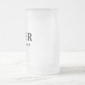 ビール、ビールを飲む人 フロストグラスビールジョッキ (中央)