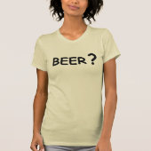 ビール?ビール好きのデザイン Tシャツ (正面)
