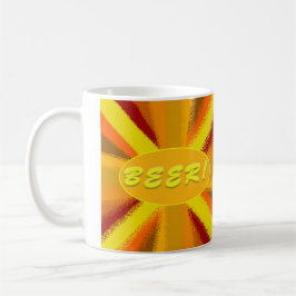 ビール！ビール好きの人のためのジョークのマグ コーヒーマグカップ