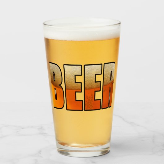 ビール、ビール好き タンブラーグラス (ドリンク正面)