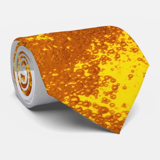 ビール、ビール泡 ネクタイ (ロール)