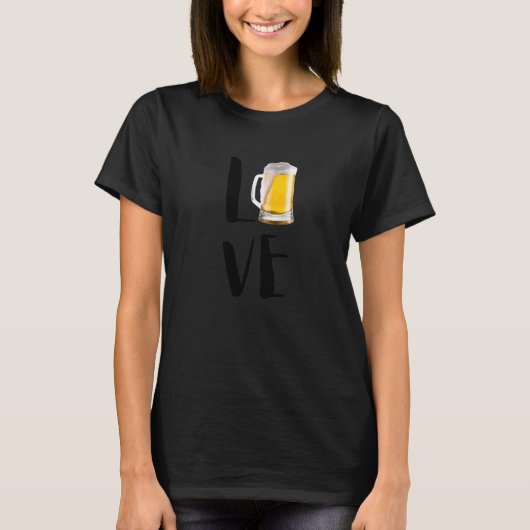 ビール ビール ホップ Tシャツ (正面)