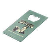 ビール：ピッチャーは1000ワードの価値がある クレジットカード栓抜き (正面アングル)