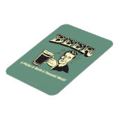 ビール:ピッチャーは1000ワードの価値がある マグネット (左側)