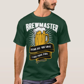 ビール・ブルーマスター私が作りたい飲み物すべてを飲む Tシャツ