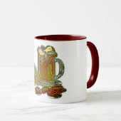 ビール&プレッツェルオクトーバーフェストパブバー マグカップ (正面右)