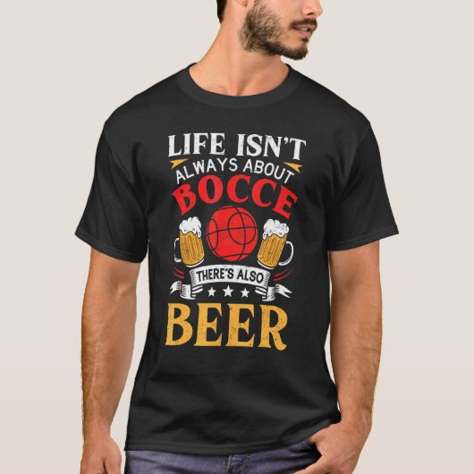 ビール&ボッチェボール Tシャツ (正面)