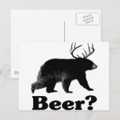 ビール？ ポストカード (正面/裏面)